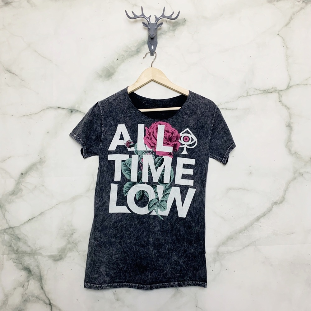 All Time Low Rock Band Graphic T-Shirt Small